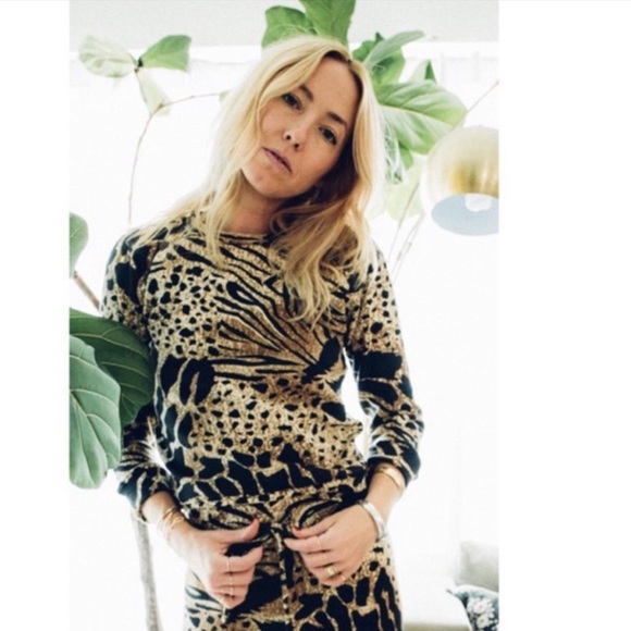 Novella Royale Tops - Novella Royale Brown Budapest Sweatshirt XS